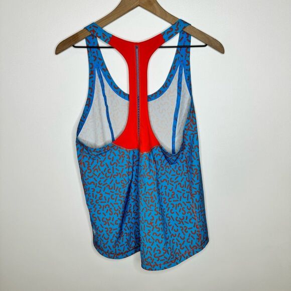 Lululemon Lightened Up Singlet Seawheeze Cheetos Blue and Orange Large w1k75s - Picture 4 of 10